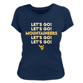 West Virginia Mountaineers Stacked Women's Tee Shirt