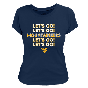 West Virginia Mountaineers Stacked Women's Tee Shirt