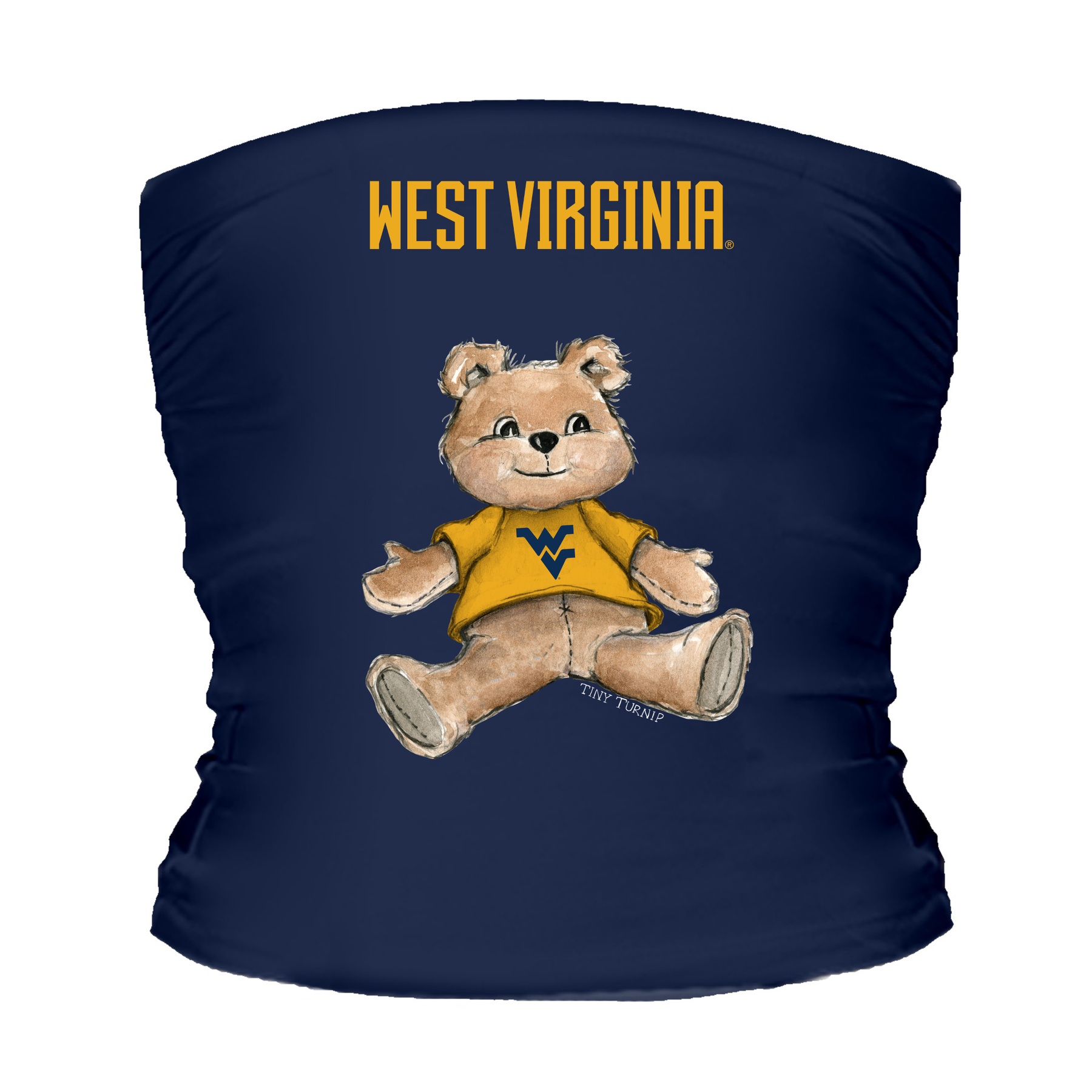 West Virginia Mountaineers Teddy Tube Top