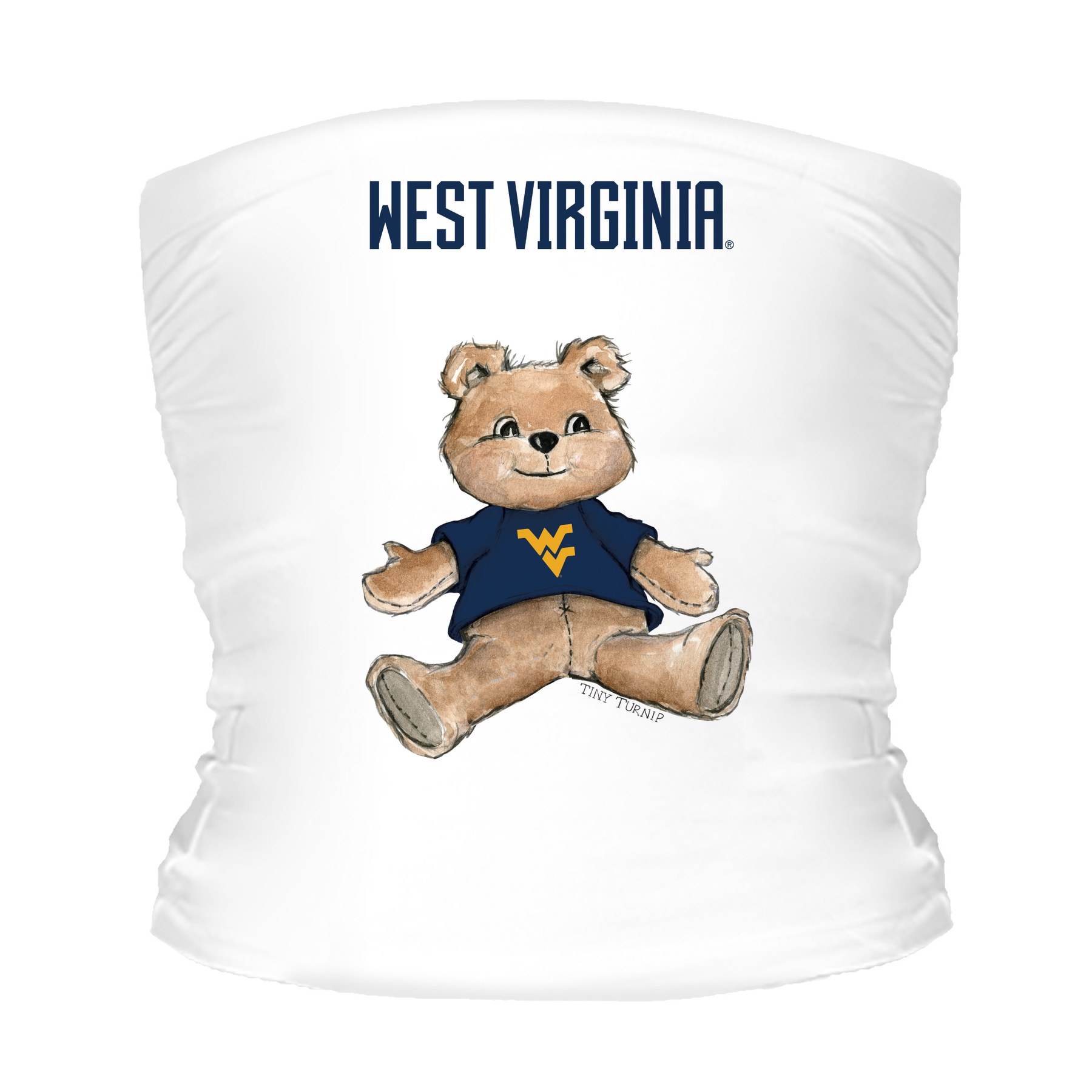 West Virginia Mountaineers Teddy Tube Top