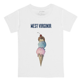 West Virginia Mountaineers Triple Scoop Kid's Tee Shirt