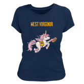 West Virginia Mountaineers Unicorn Women's Tee Shirt