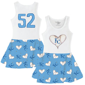VIP Stitched Heart w/ Logo - Tank Swing Dress - Tiny Turnip