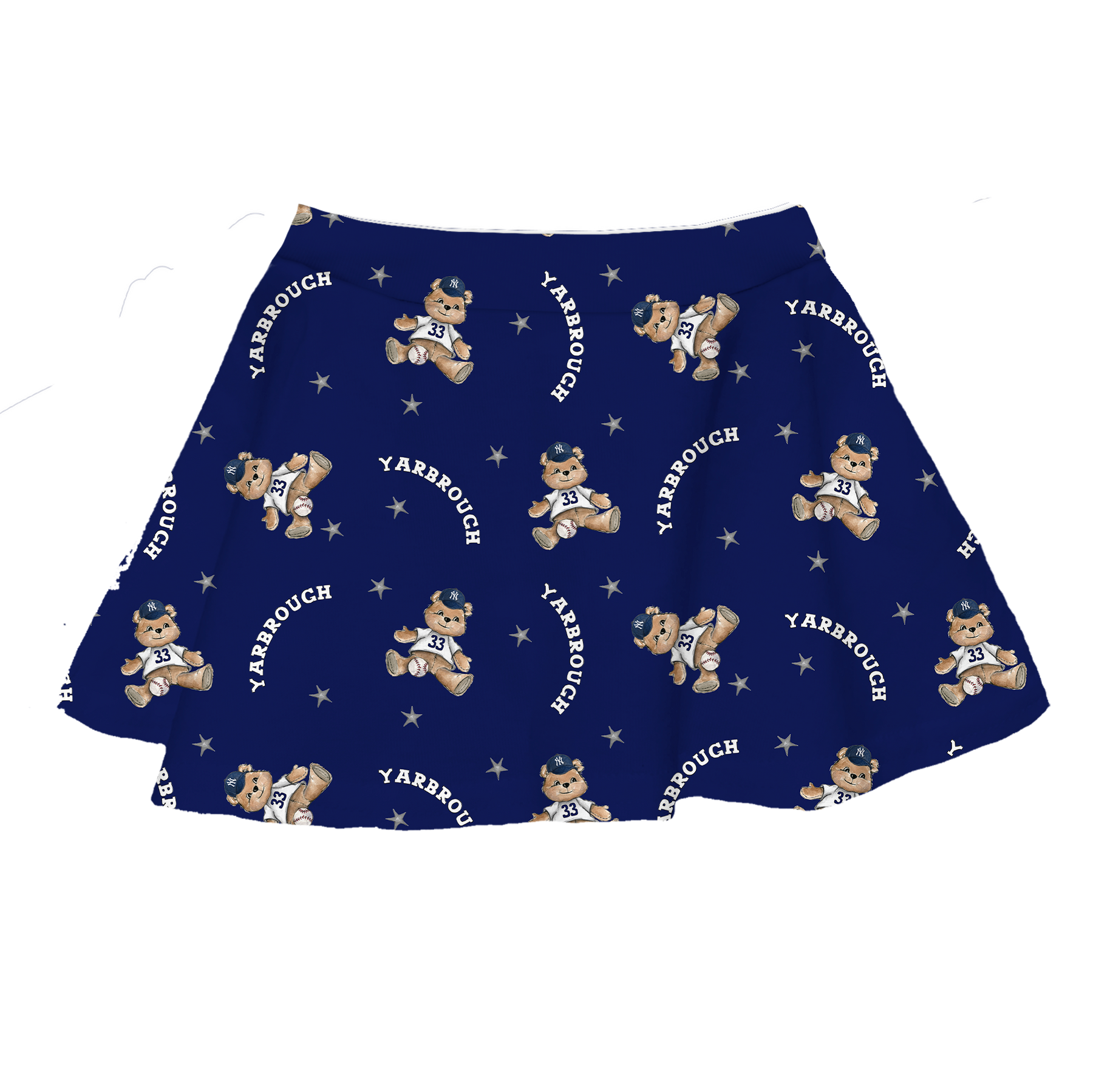 Teddy w/ Name, Number - Skirt - Tiny Turnip