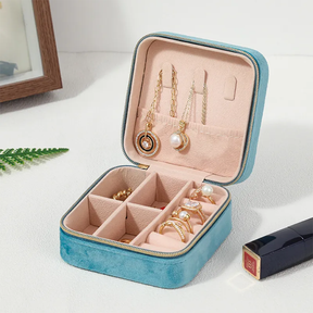 Plush Travel Jewelry Box