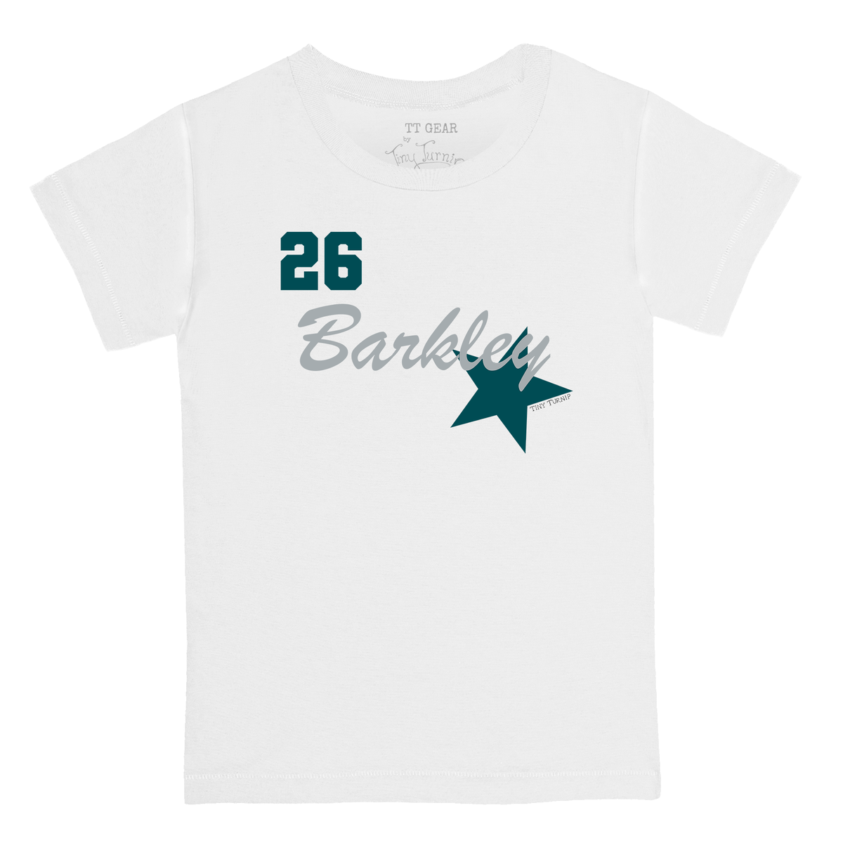 VIP Football: Script Star w/ Name, Number - Kid's Tee Shirt