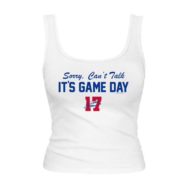 VIP Football: Sorry Can't Talk, It's Gameday w/ Signature - Emmy Tank