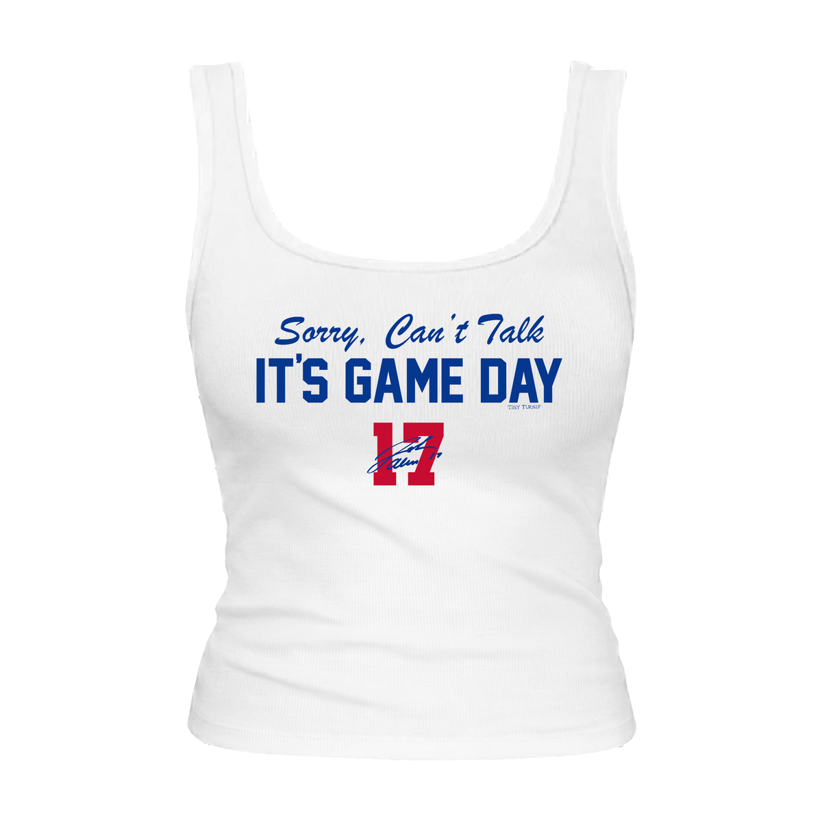 VIP Football: Sorry Can't Talk, It's Gameday w/ Signature - Emmy Tank