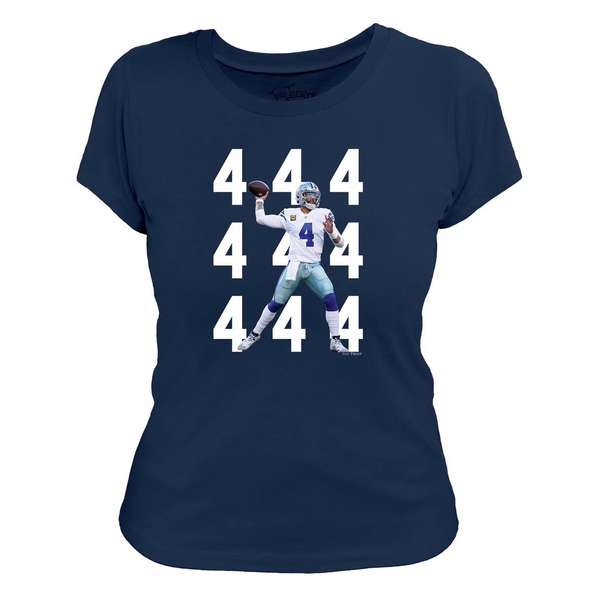 VIP Football: Number Grid w/ Player Photo - Women's Tee Shirt