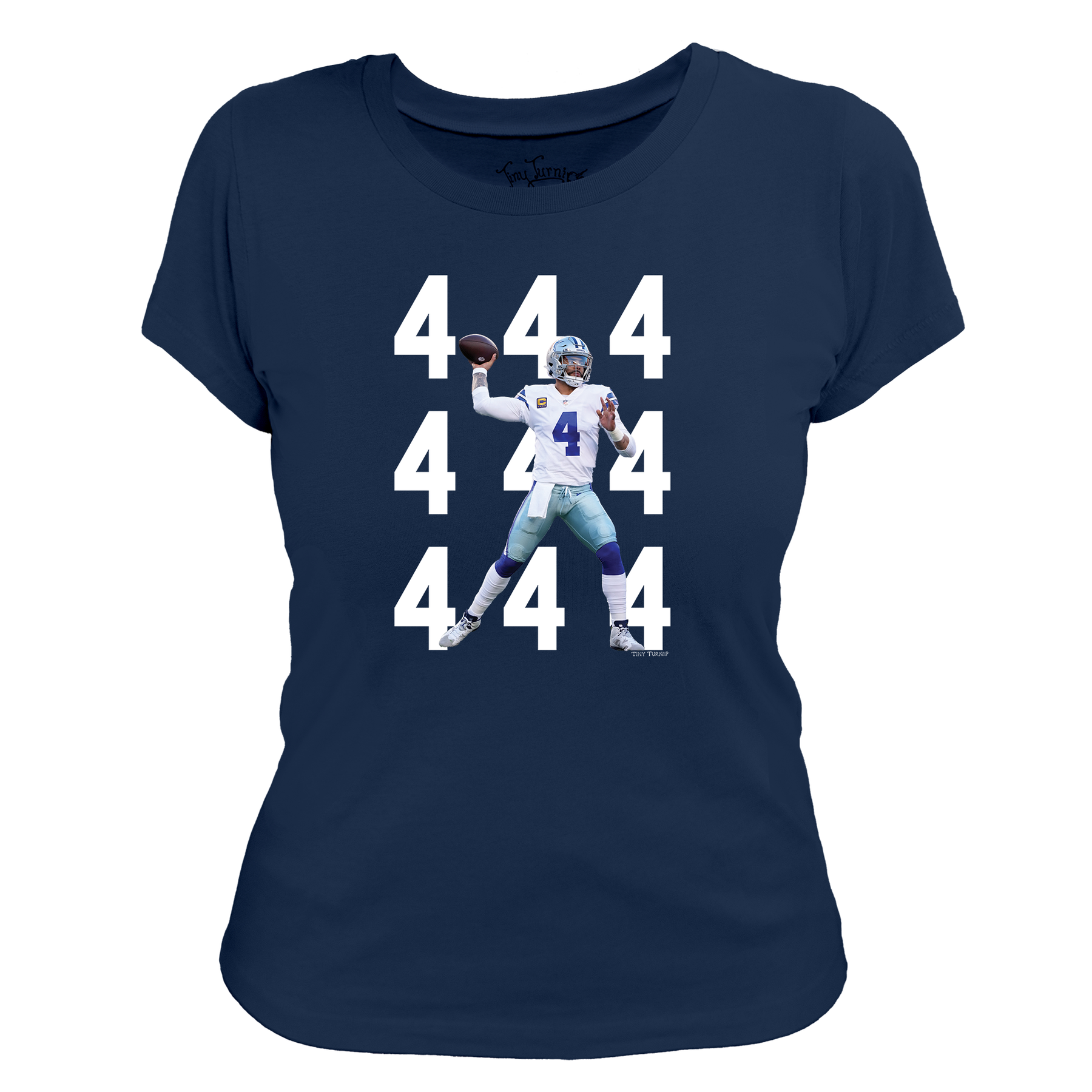 VIP Football: Number Grid w/ Player Photo - Women's Tee Shirt