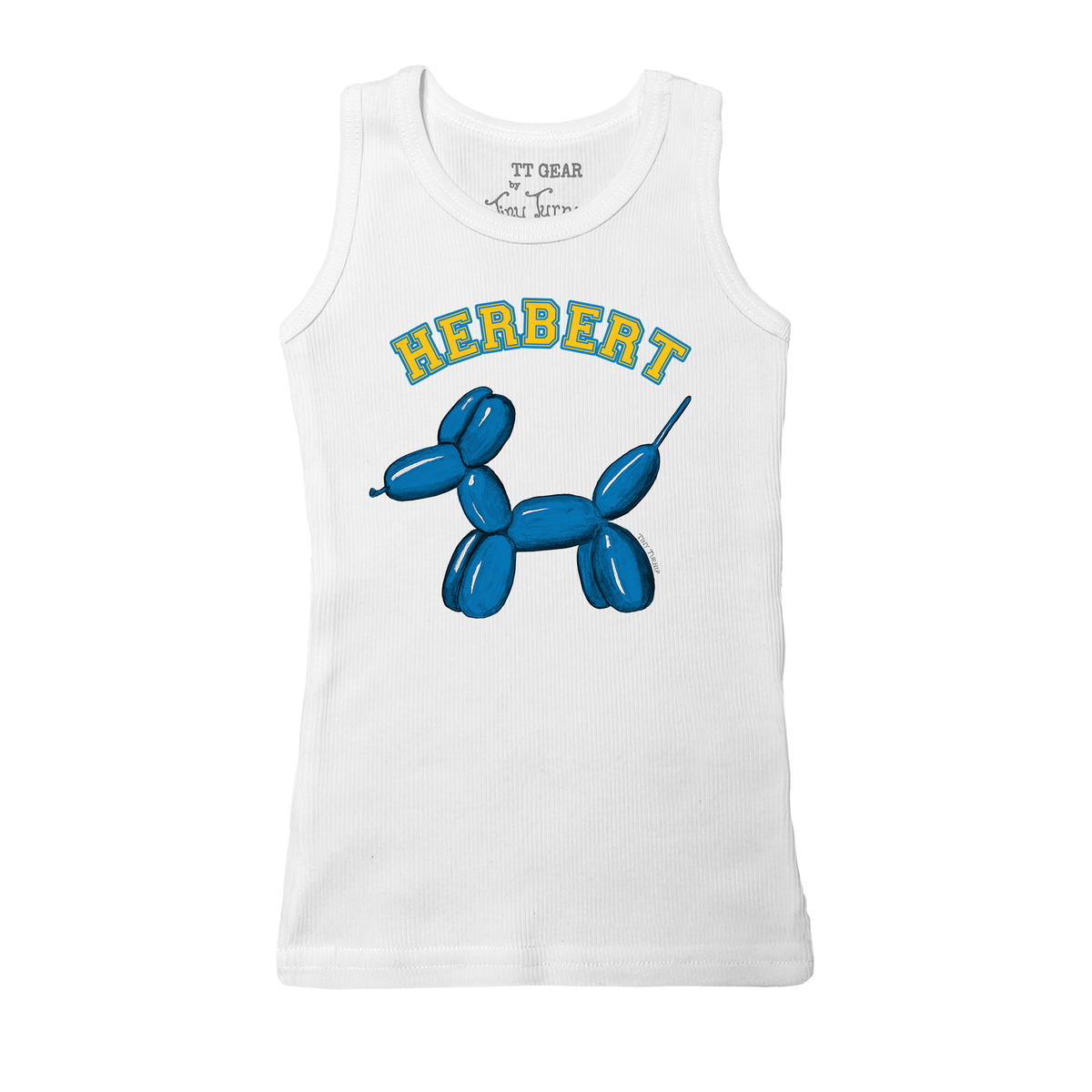 VIP Football: Balloon Dog w/ Name - Kid's Tank