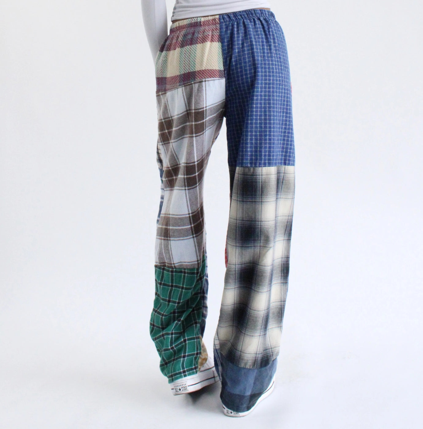 Flannel Patchwork Pants