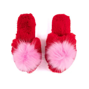 Fluffy Pom Pom Slippers