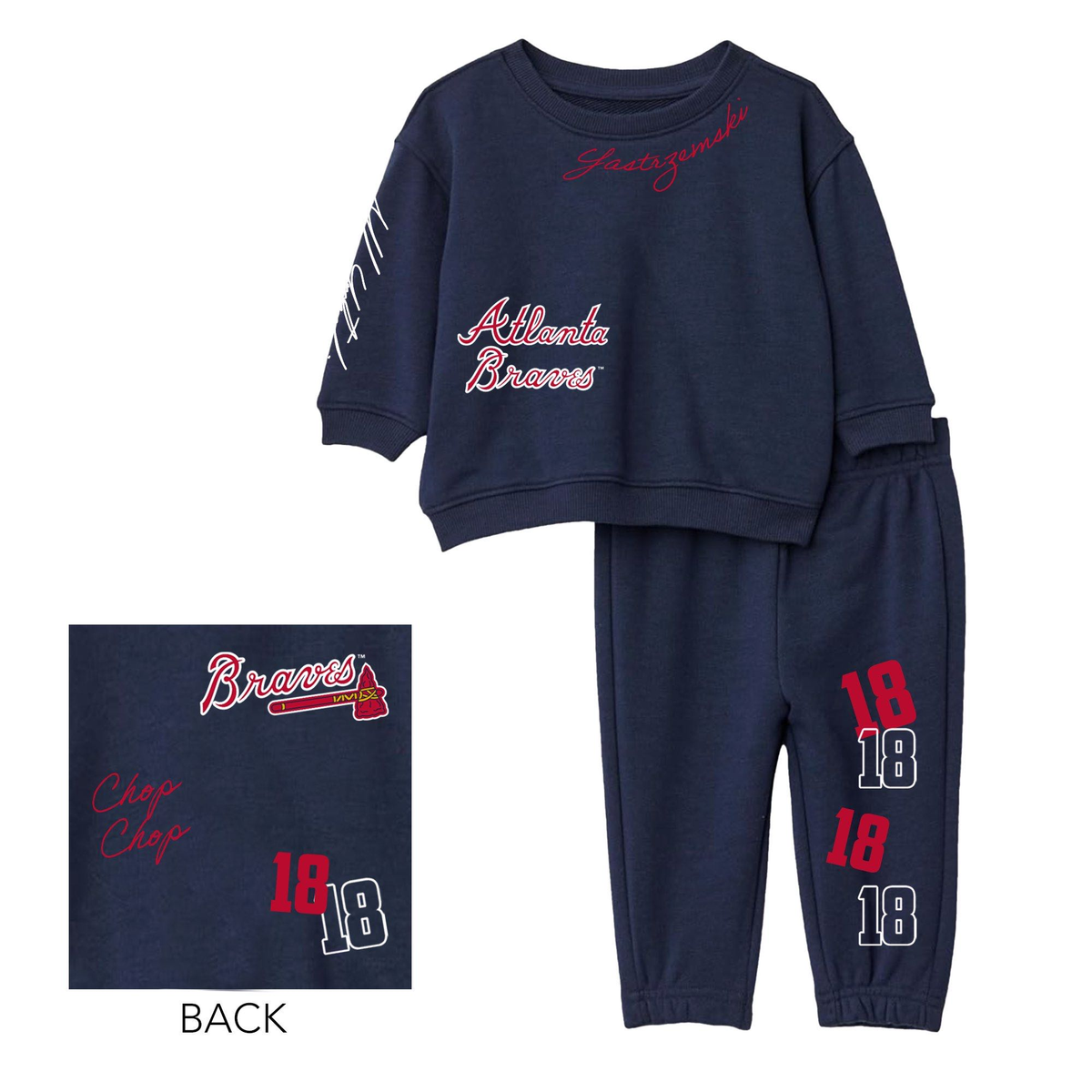 VIP Atlanta Braves Postseason '26 Sweat Set - Tiny Turnip