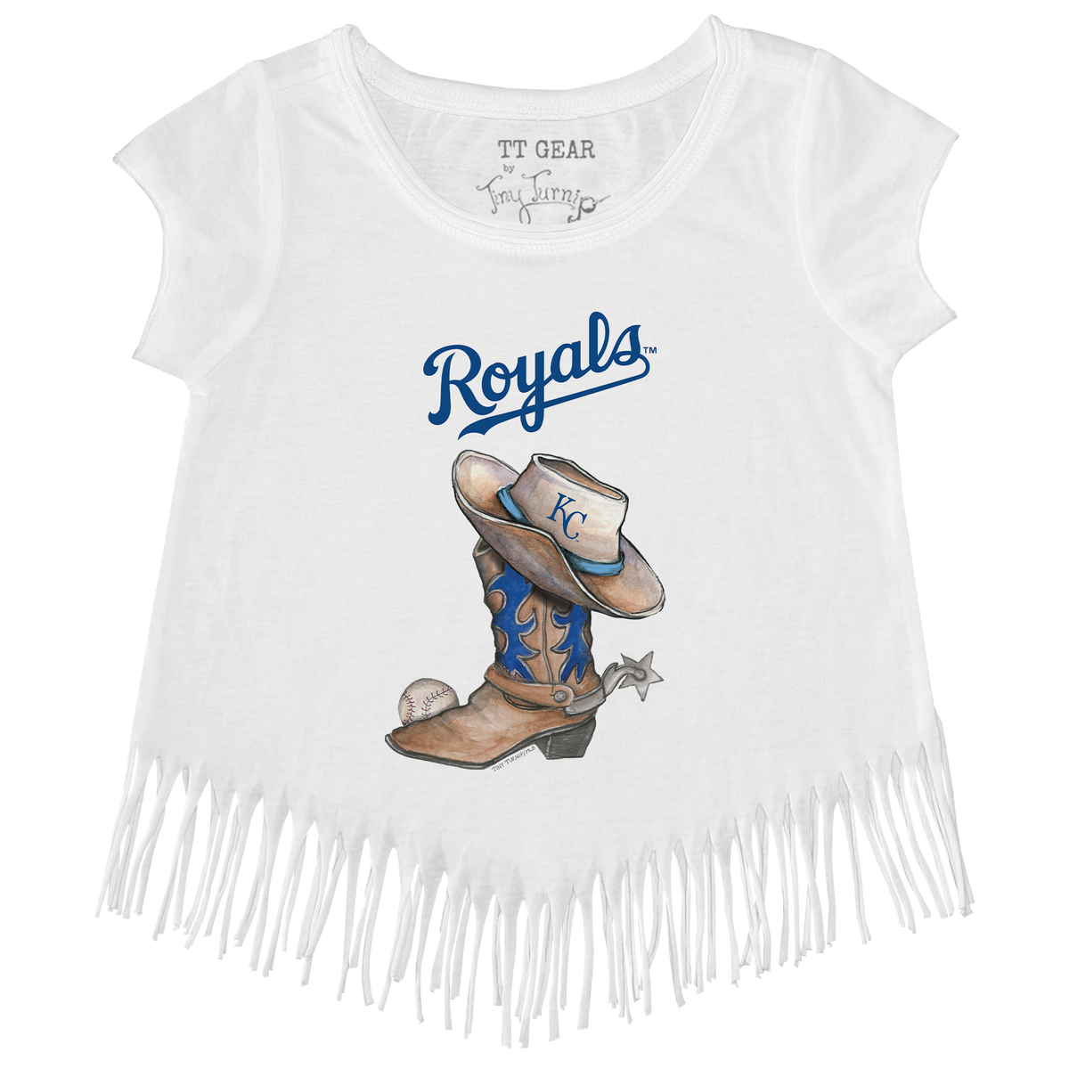 Kansas City Royals Cowboy Boot Fringe Tee