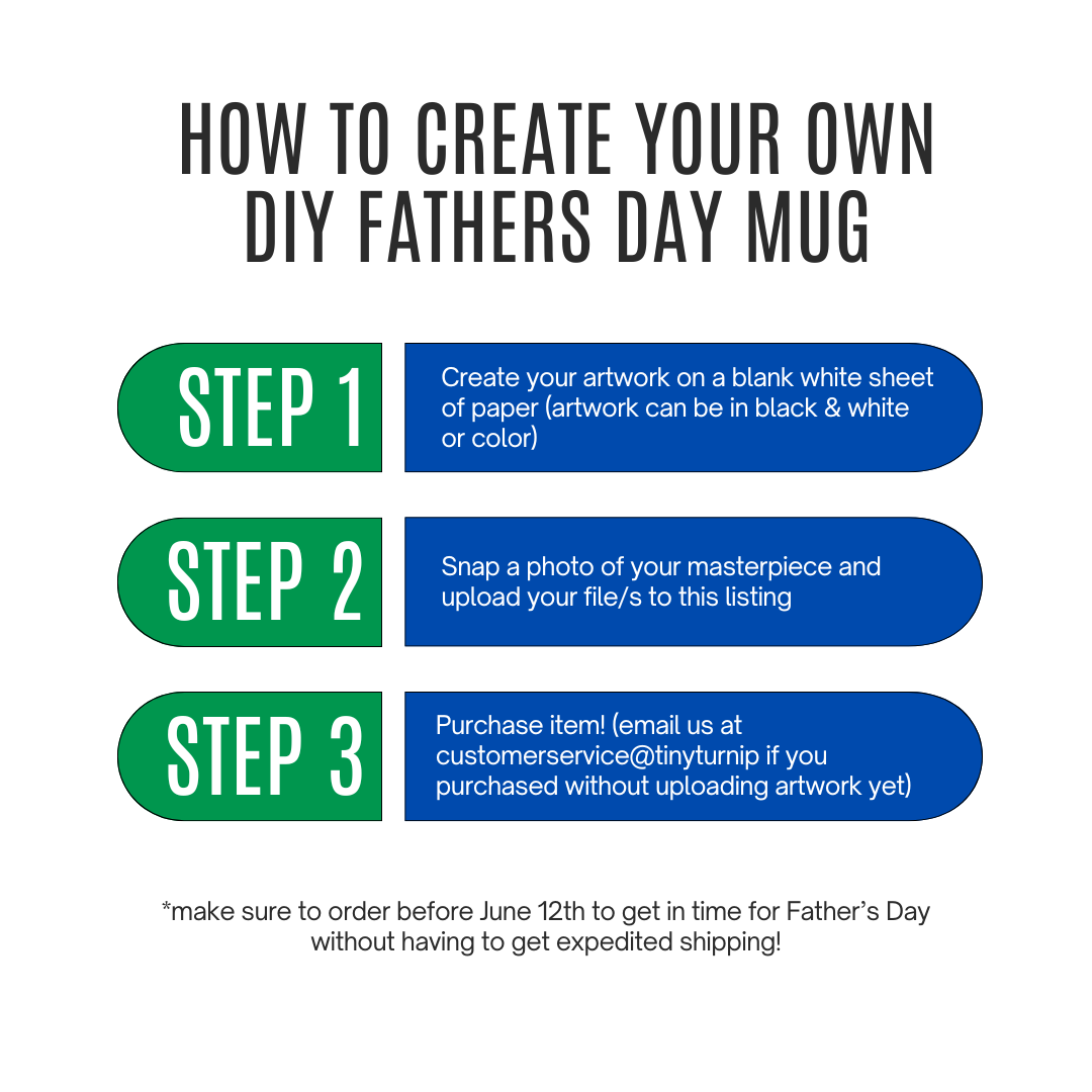 DIY Father's Day Ceramic Mug