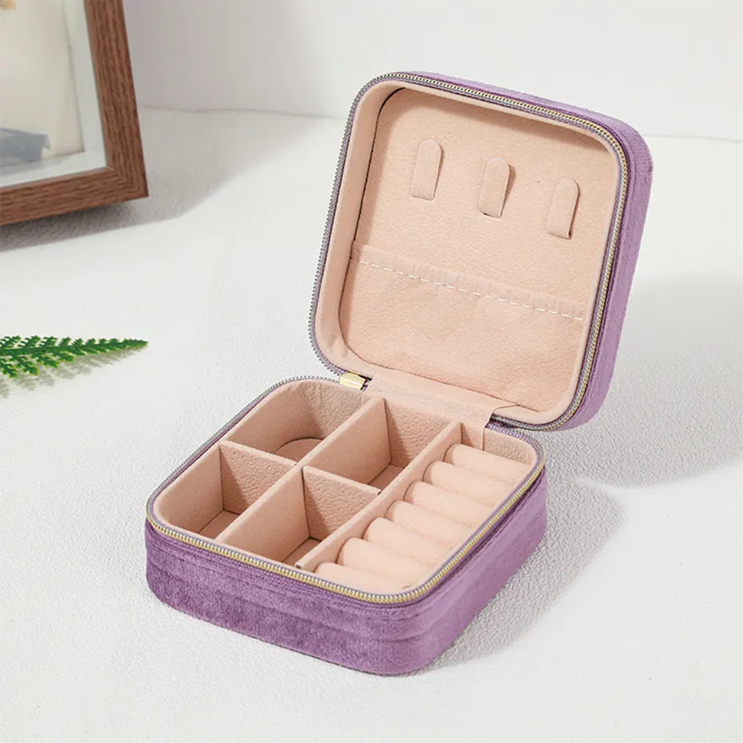 Plush Travel Jewelry Box