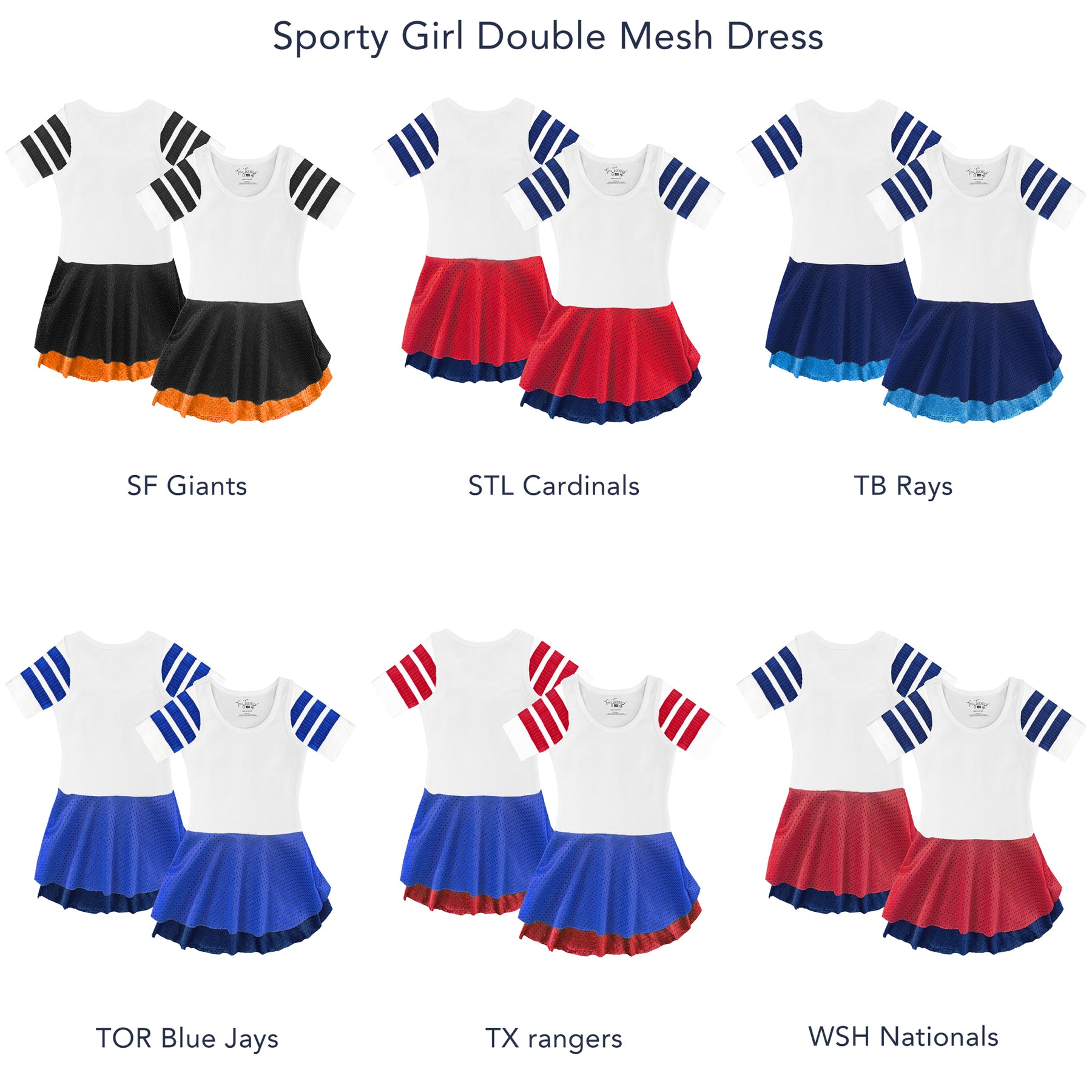 Made-to-Order MLB Team Sporty Girl Dress