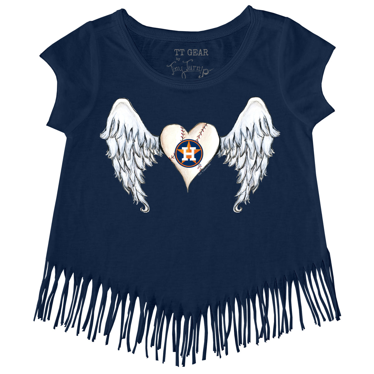 Astros' Women's Cropped T-Shirt