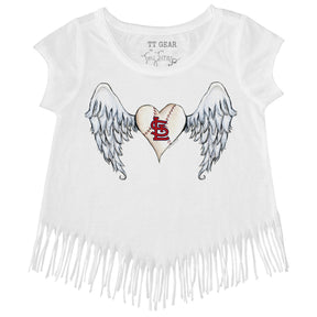 St. Louis Cardinals Angel Wings Fringe Tee