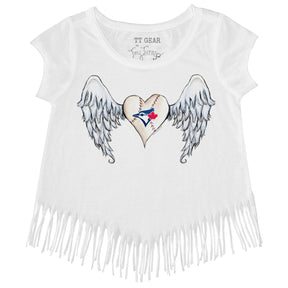 Toronto Blue Jays Angel Wings Fringe Tee