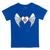 Chicago Cubs Angel Wings Tee Shirt