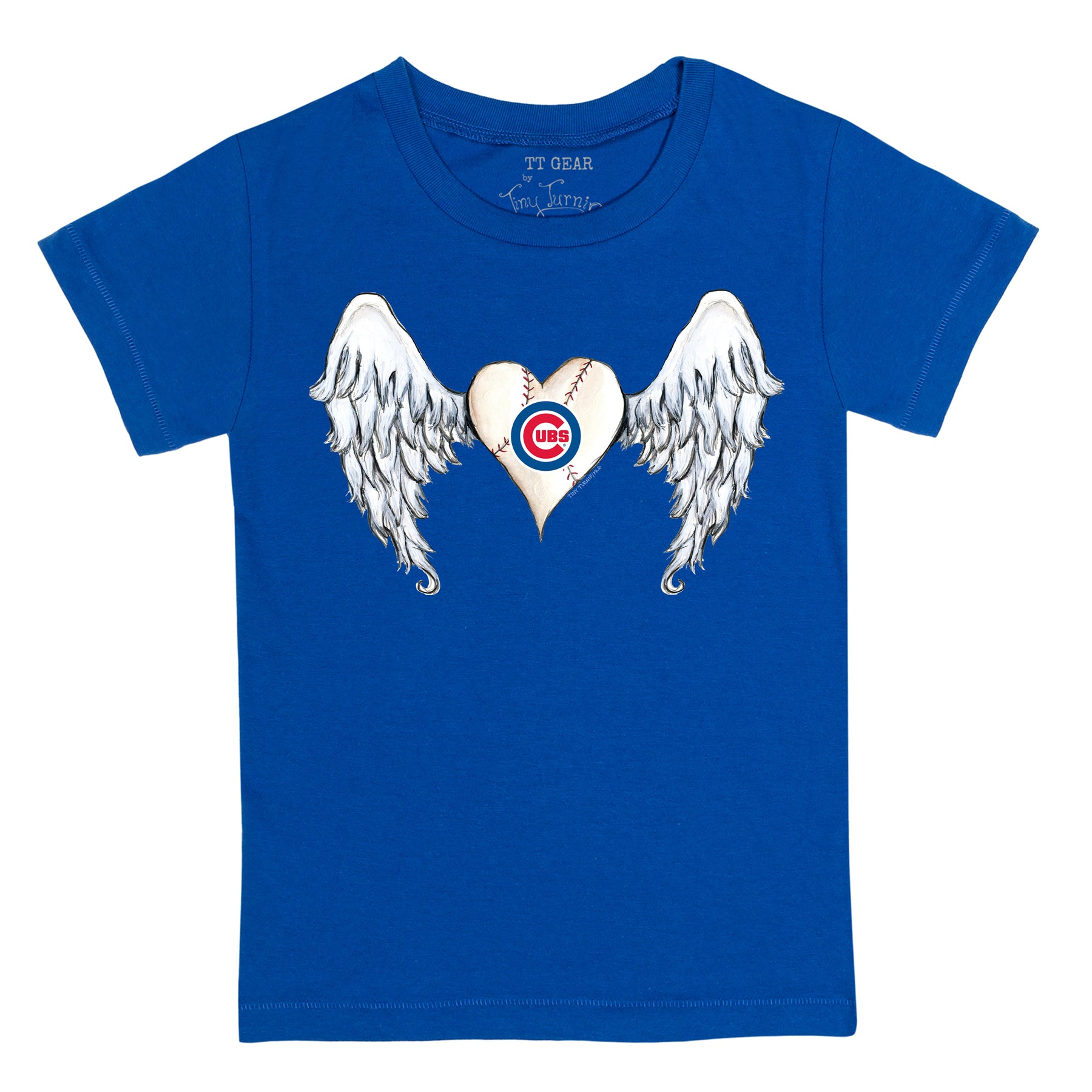 Lids Chicago Cubs Tiny Turnip Women's Heart Lolly 3/4-Sleeve