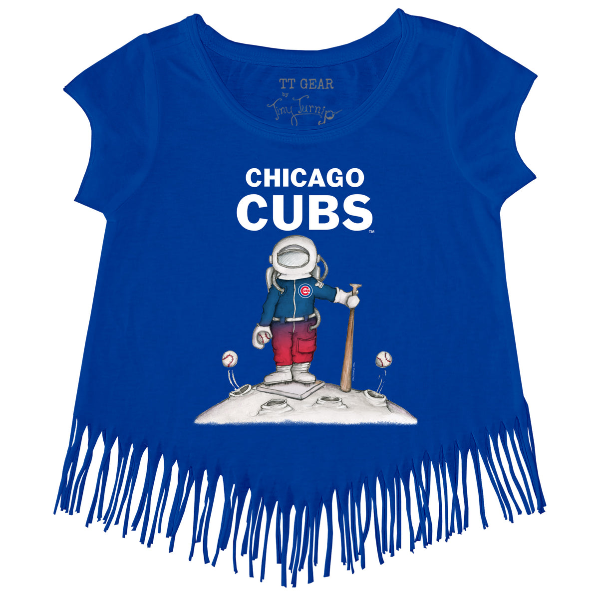 Lids Chicago Cubs Tiny Turnip Youth Team Slugger T-Shirt - White