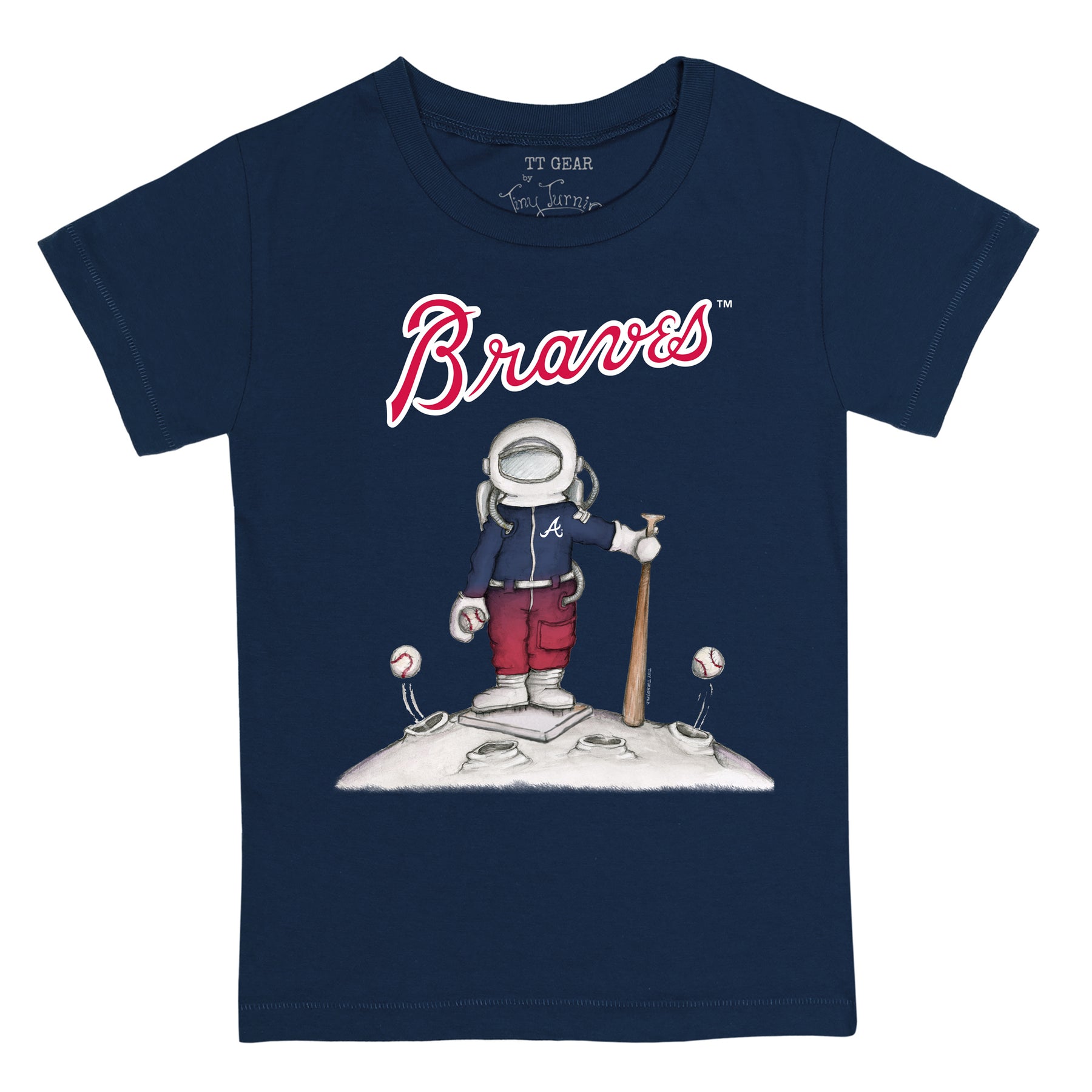 Atlanta Braves Astronaut Tee Shirt