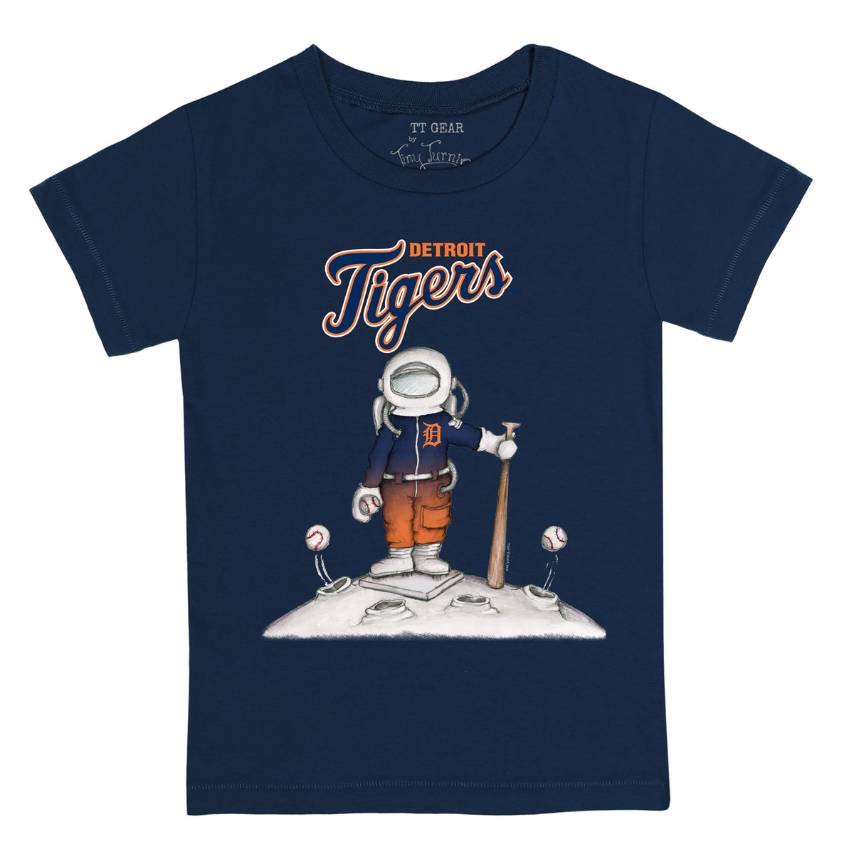 Detroit Tigers Astronaut Tee Shirt
