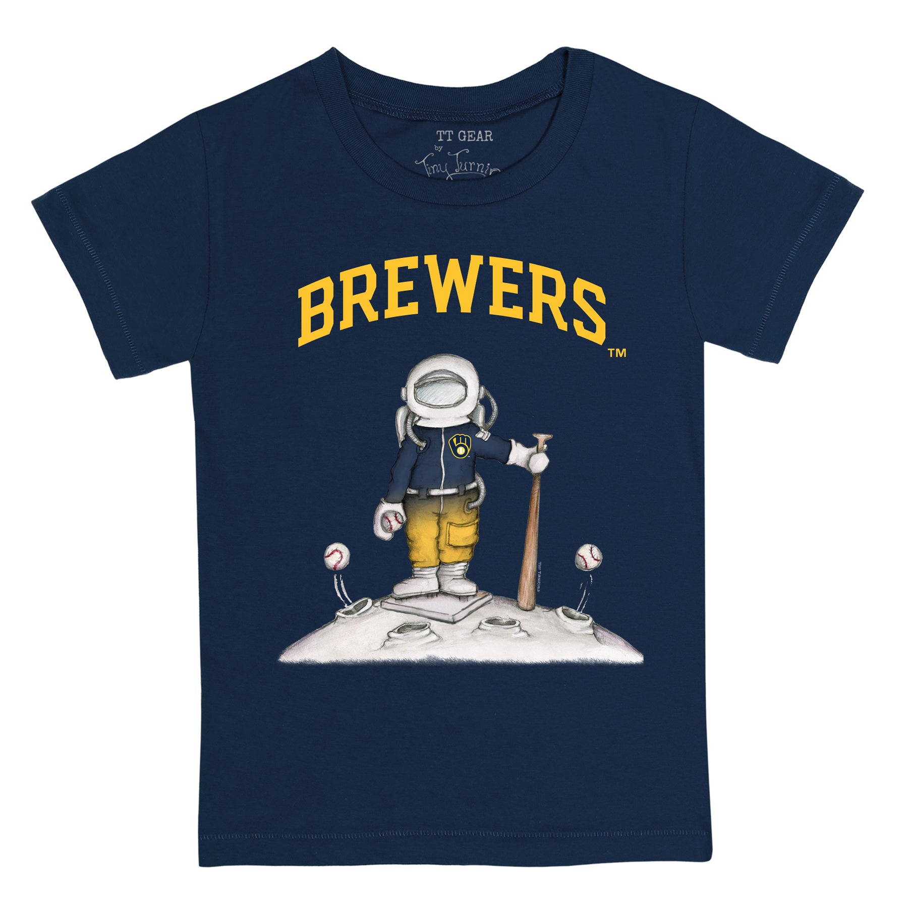 Milwaukee Brewers Astronaut Tee Shirt