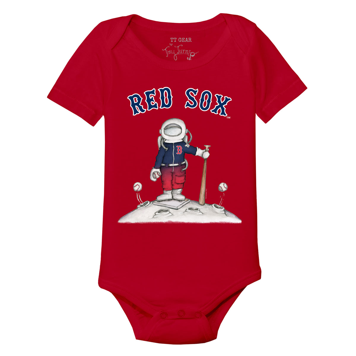 Boston Red Sox Astronaut Short Sleeve Snapper