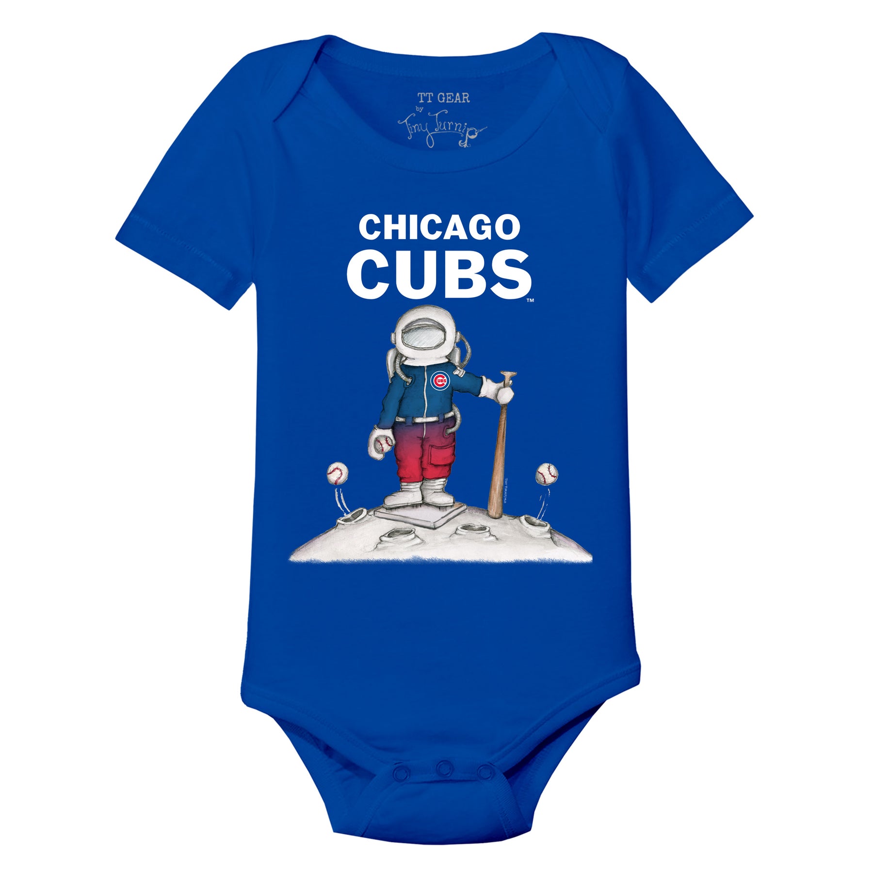 Chicago Cubs Astronaut Short Sleeve Snapper