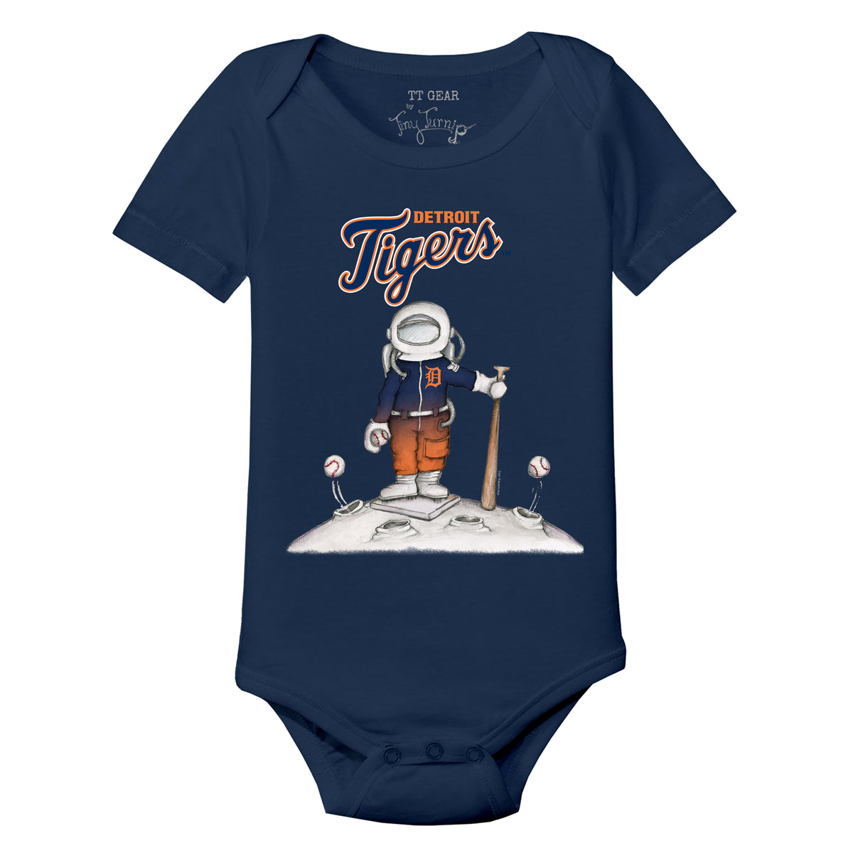 Lids Detroit Tigers Tiny Turnip Infant Baseball Flag T-Shirt