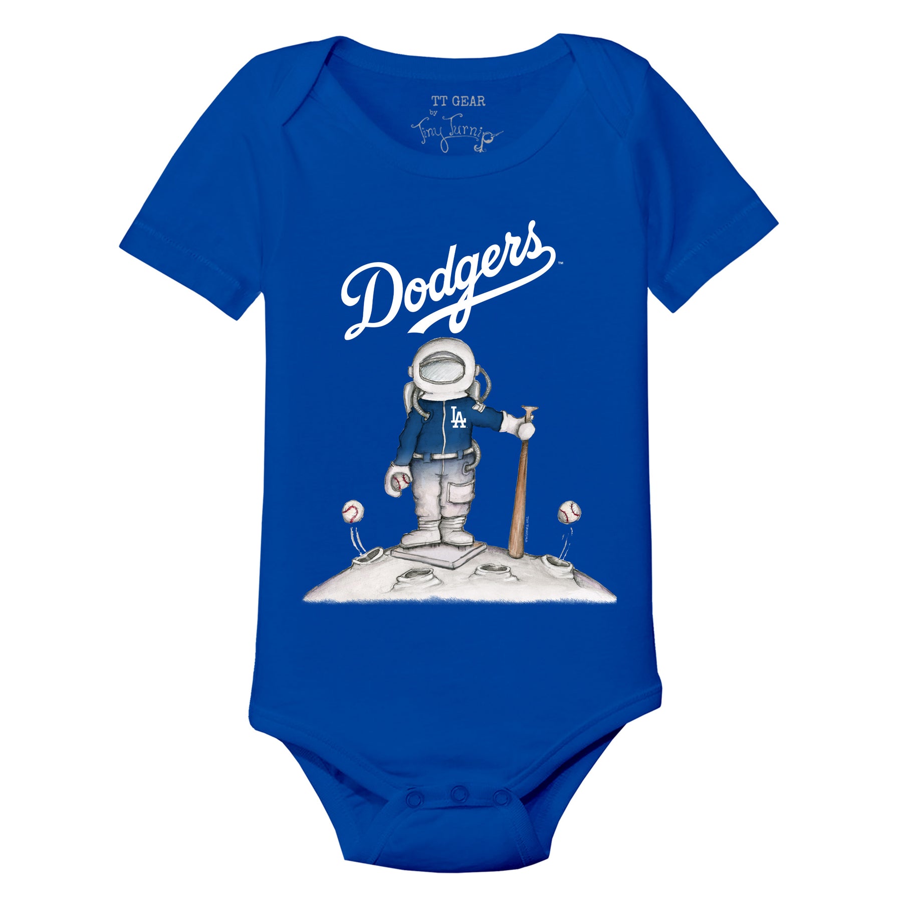 Los Angeles Dodgers Astronaut Short Sleeve Snapper