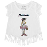 Miami Marlins Babes Fringe Tee