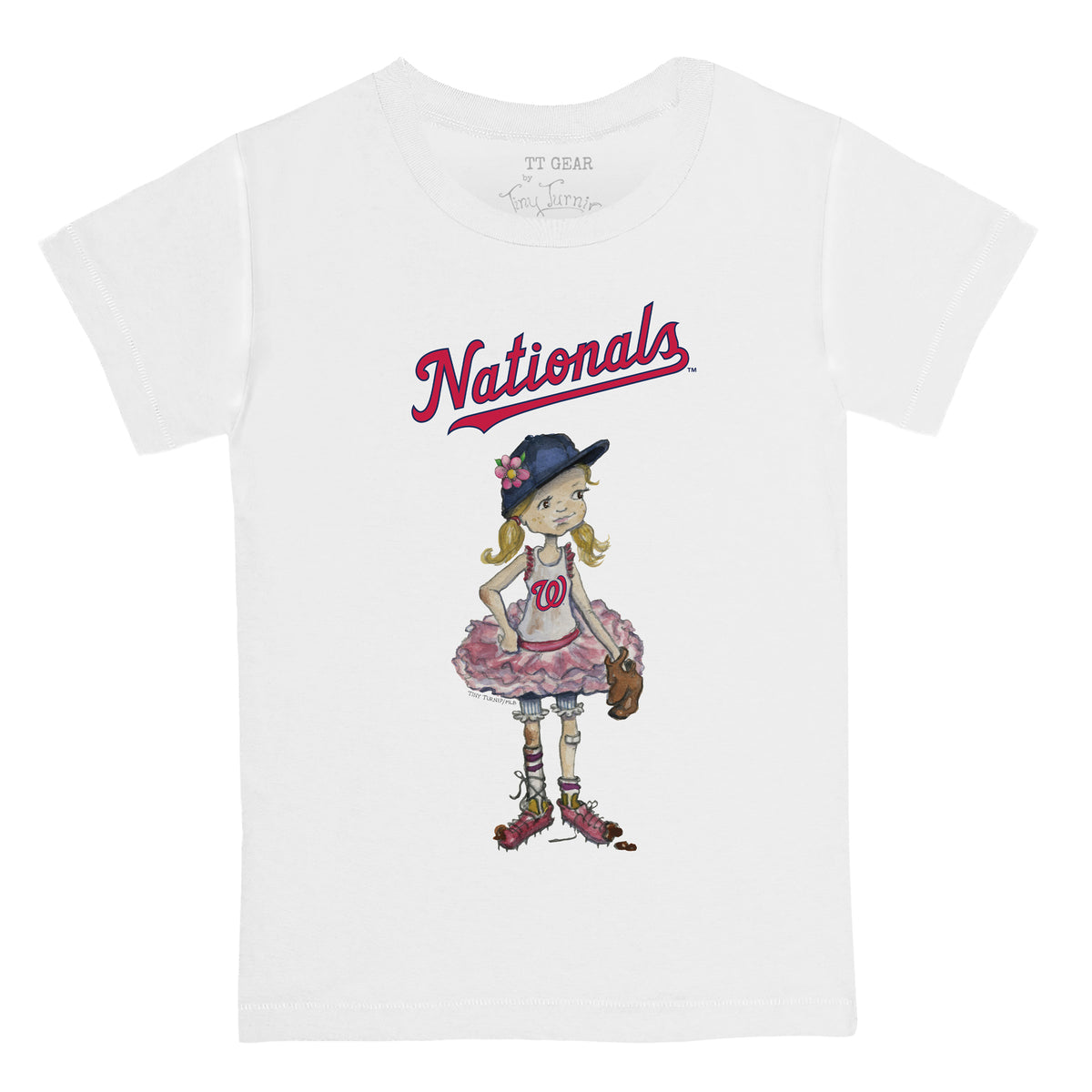 Girls Toddler Tiny Turnip Black Arizona Diamondbacks Baseball Cross Bats Fringe T-Shirt Size: 2T