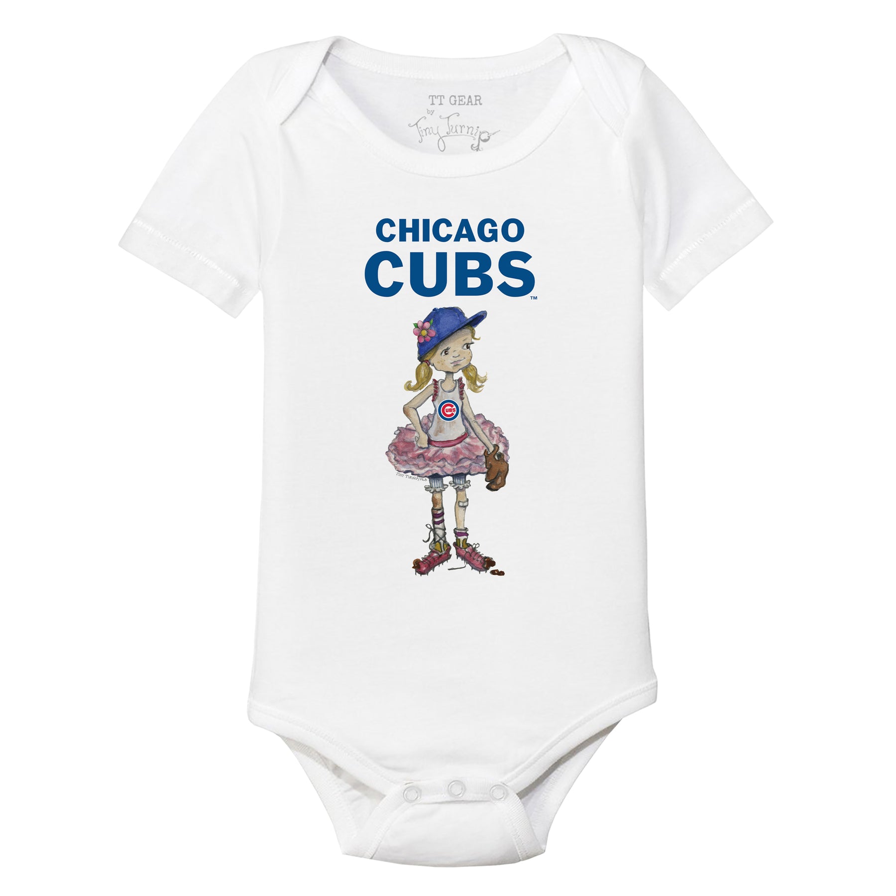 Chicago Cubs Babes Short Sleeve Snapper