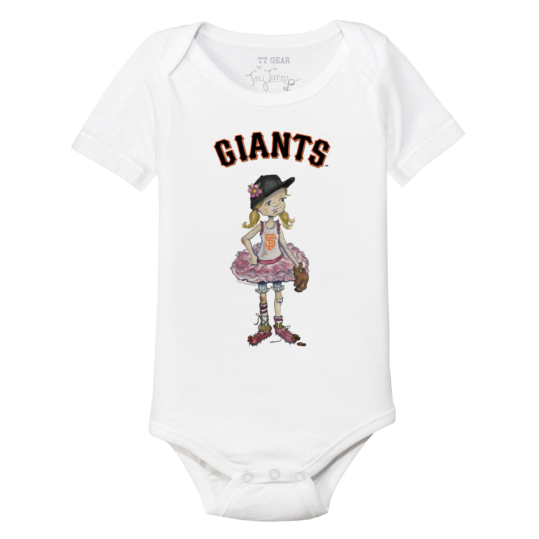 San Francisco Giants Babes Short Sleeve Snapper