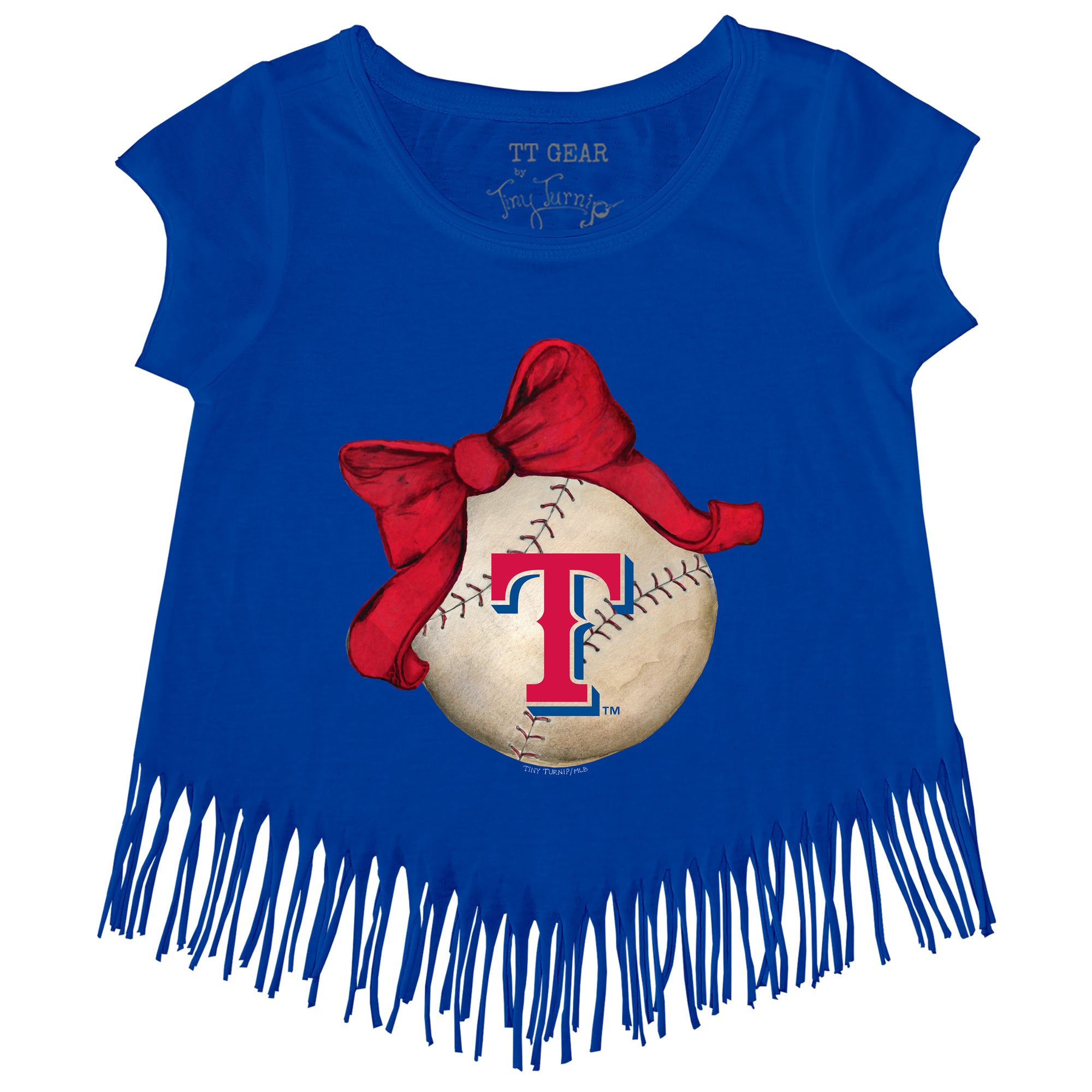 Lids Texas Rangers Tiny Turnip Women's Baseball Love Raglan 3/4-Sleeve T- Shirt - White/Black