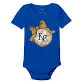 Kansas City Royals Baseball Bow Short Sleeve Snapper