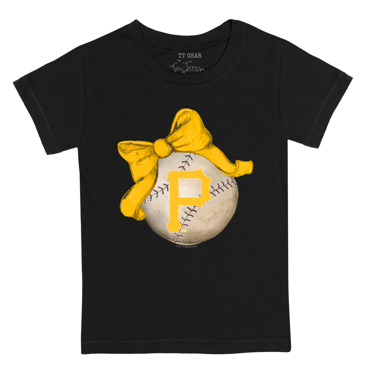 Pittsburgh Pirates Baseball Bow Tee Shirt