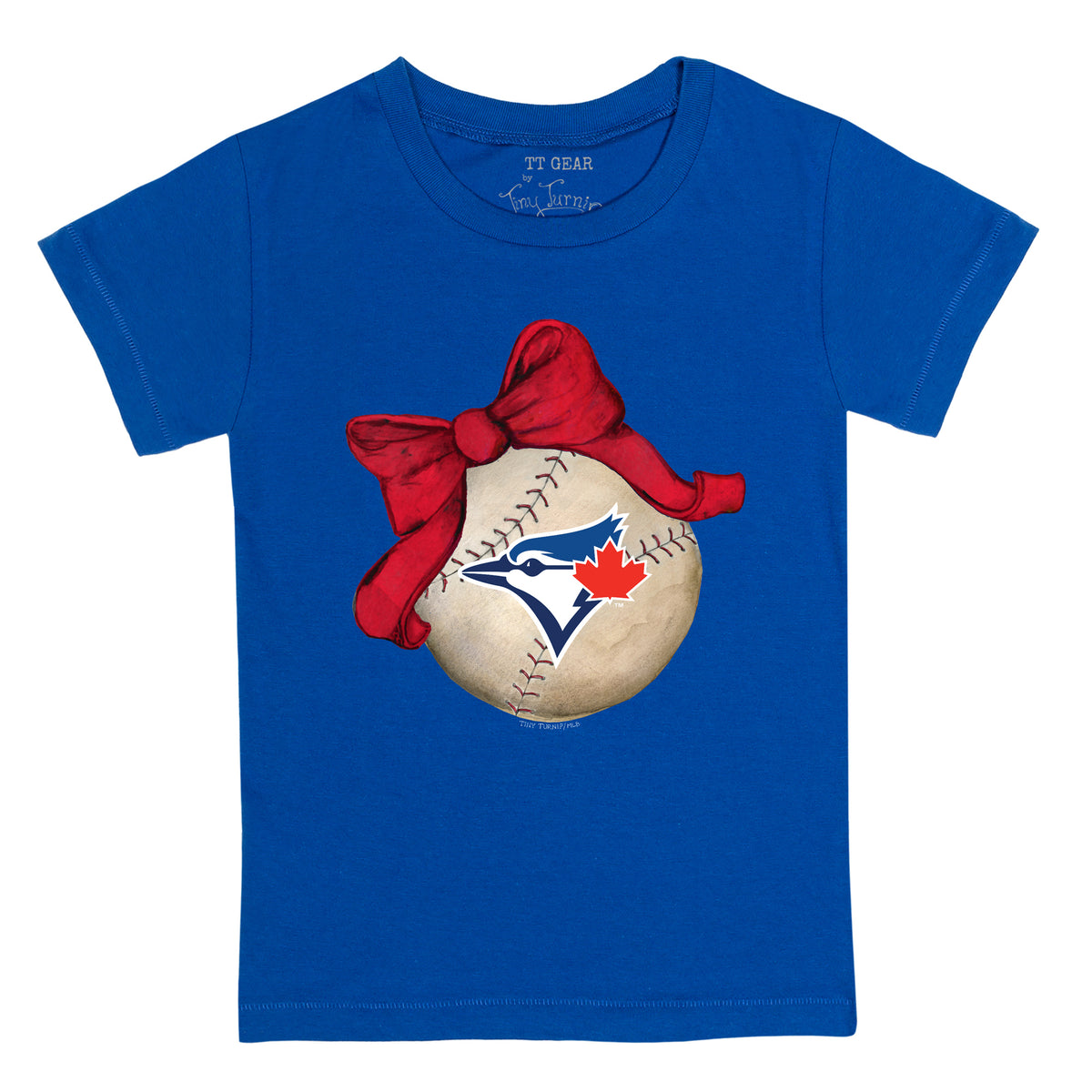 Toronto Blue Jays Baseball Bow Tee Shirt