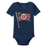 Washington Nationals Baseball Flag Short Sleeve Snapper