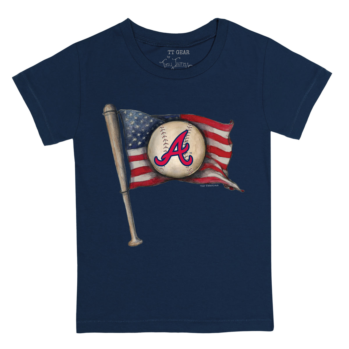 braves cropped tee
