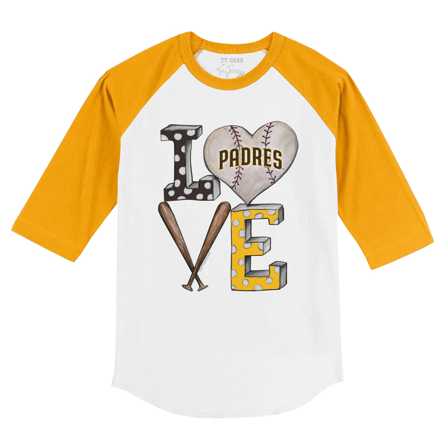 Lids Pittsburgh Pirates Tiny Turnip Toddler Baseball Love T-Shirt