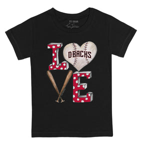Arizona Diamondbacks Baseball LOVE Tee Shirt