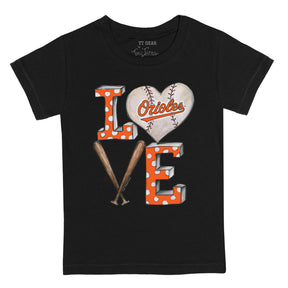 Baltimore Orioles Baseball LOVE Tee Shirt