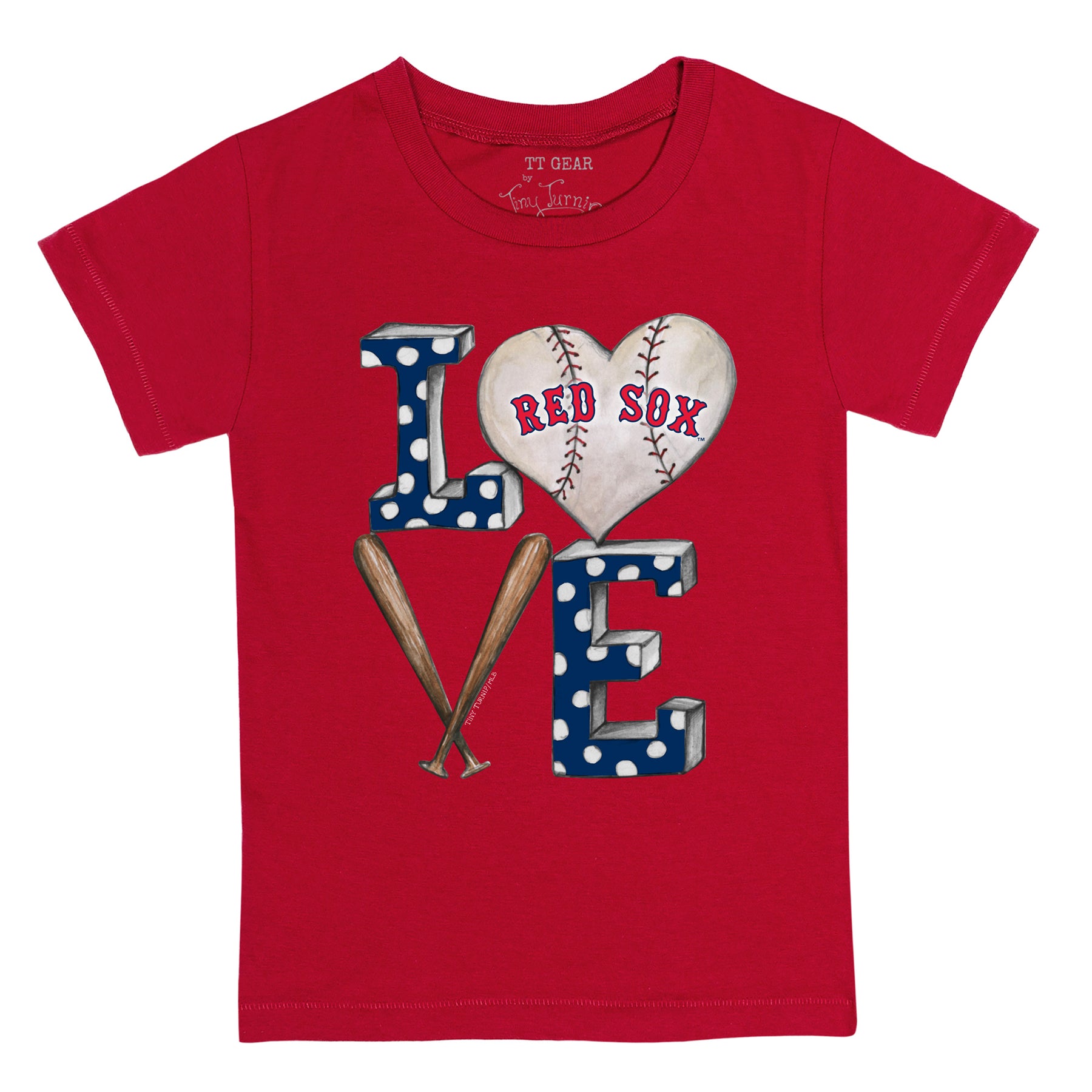 Boston Red Sox Baseball LOVE Tee Shirt