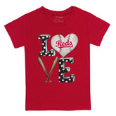 Cincinnati Reds Baseball LOVE Tee Shirt